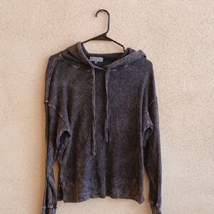 "Open to Offers" Michael Stars Gray Hooded Knit Sweater